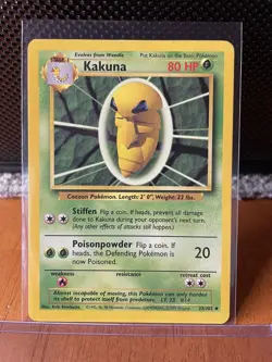 Pokemon TCG Lot of 3: Weedle, Kakuna, & Beedrill Base Set Unlimited - LP - Image 4