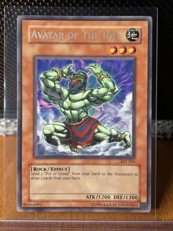 Yugioh TCG Avatar of the Pot AST-016 Rare Unlimited - NM - Image 1