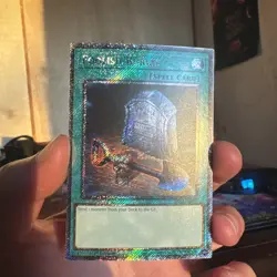 Yu-Gi-Oh! Foolish Burial RA02-EN049 Platinum Secret Rare 1st Edition Near Mint - Image 1