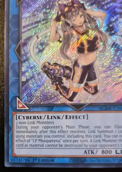 I:P Masquerena BLMR-EN085 1st Edition Secret Rare Monstrous Revenge Yu-Gi-Oh! - Image 4