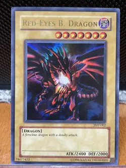 Yugioh! TCG Red-Eyes B. Dragon JMP-002 Ultra Rare Unlimited - LP - Image 1