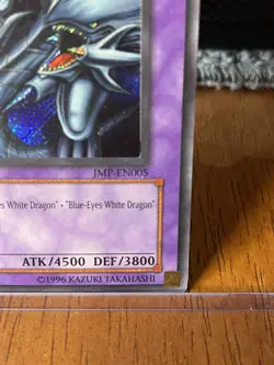 Yugioh! TCG Blue-Eyes Ultimate Dragon JMP-EN005 Secret Rare Limited Edition - LP - Image 4