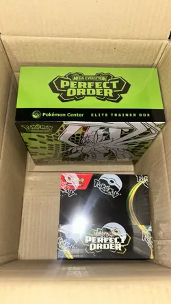 Pokemon Center Perfect Order: Pokemon Center Etb and Booster Box New & Sealed - Image 1
