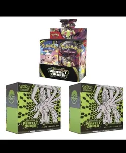Pokemon Perfect Order Pokemon Center ETB x2 + Booster Box x1 - Image 1