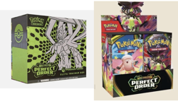 Pokemon TCG: Mega Evolution Perfect Order PC ETB and Booster Box PRESALE - Image 1