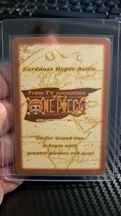 BANDAI One Piece Hyper Battle LUFFY PIRATES C112 HOLO FOIL SCARCE EARLY VINTAGE - Image 2