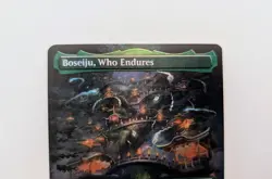 Borderless Foil Boseiju, Who Endures 412 MTG Kamigawa Neon Dynasty NM UNPLAYED - Image 2
