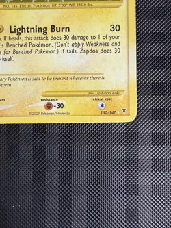 Zapdos Supreme Victors 150/147 Secret Rare Holo Pokemon Card 2009 - Image 2