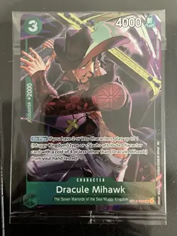 DRACULE MIHAWK ILLUSTRATION VOLUME 4 ONE PIECE PROMO CARD SEALED ST12-003 - Image 1