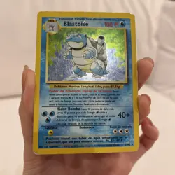 Pokemon Card TCG Blastoise 2/102 Holo Rare Spanish Base Set - Image 2