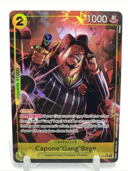 Capone Gang Bege OP11-101 SR Alt Art One Piece Card Game English - Image 1