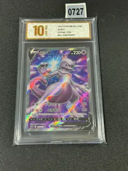 Mewtwo V SR CS5aC-135/127 Pokemon Card Chinese- Grade 10 - Image 1
