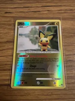 Pichu 93/123 Reverse Holo Mysterious Treasures 2007 Pokemon Card NM - Image 1