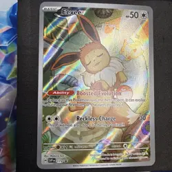 Pokemon Eevee Holo Promo TCG Card 173 SV Scarlet & Violet - Image 1