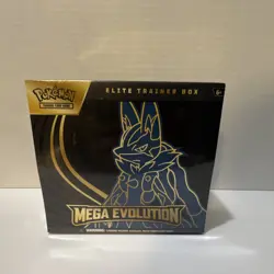 Pokemon Trading Card Game TCG Mega Evolution Elite Trainer Box Lucario 6+ EN - Image 1