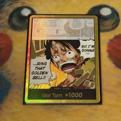 One Piece TCG English OP15 GOLD Don!! Card - Adventure on Kami's Island NM - Image 1