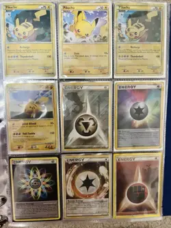 136 Pokemon Card Collection Lot – Binder/Stickers/Sleeves + Sealed Deck Included - Image 3