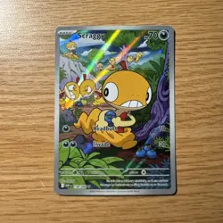 Pokemon Scraggy TCG Illustration Rare Holo Card SV White Flare 138/086 - Image 1
