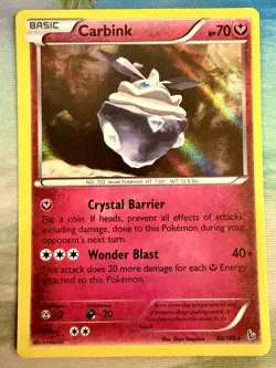 Carbink Holo Rare XY - Flashfire 68/106 Pokemon Card NM - Image 1
