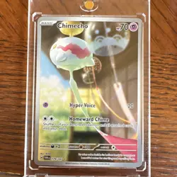Pokemon Chimecho 179/167 SV06 Twilight Masquerade Illustration Rare Holo Card - Image 1