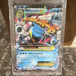 Pokemon M Blastoise EX Mega Holo Rare 30/146 XY 220 HP Card - Image 1