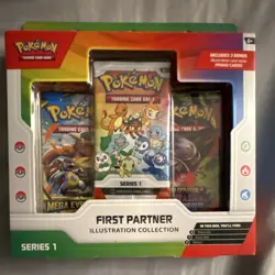 Pokemon TCG First Partner Illustration Collection Series 1 Box English Promo - Image 1