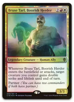 Bruse Tarl, Boorish Herder #30 (Foil) (LP) Commander 2016 C16 Magic MTG - Image 1