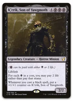 K'rrik, Son of Yawgmoth #18 (NM) Commander 2019 C19 Magic MTG - Image 1