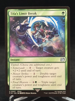 MTG Magic the Gathering FIN Final Fantasy Tifa's Limit Break - Uncommon - Image 1