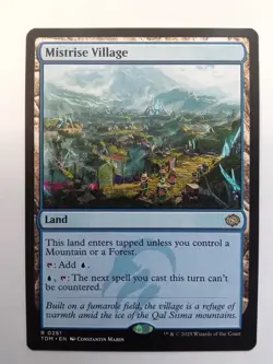 Mistrise Village 261 Tarkir: Dragonstorm MTG - Image 1