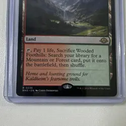 Wooded Foothills Modern Horizons 3 Land Rare Colorless 236 Chris Ostrowski - Image 4