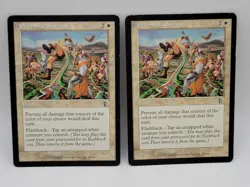 Prismatic Strands x2 MTG Judgment MP White Instant Playset Pair Magic the... - Image 1