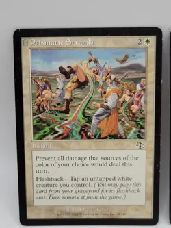 Prismatic Strands x2 MTG Judgment MP White Instant Playset Pair Magic the... - Image 2