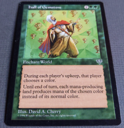 Hall of Gemstone | Mirage | NM | Rare Enchant World | Old Border - Image 2