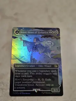MTG Venat Heart of Hydaelyn Foil Borderless Final Fantasy #0329 MTG English - Image 1