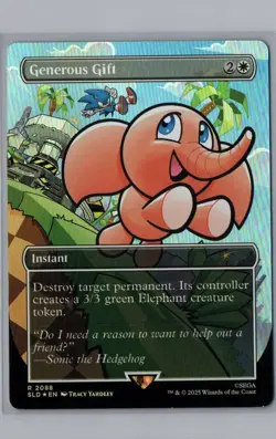 Generous Gift () (Rainbow Foil) R Secret Lair Drop Series 2088 NM - Image 1