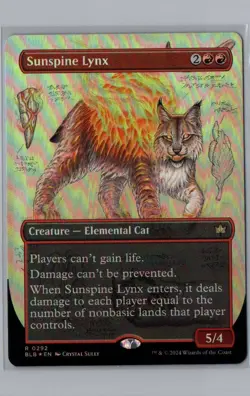 Sunspine Lynx (Borderless) R Bloomburrow 292 NM - Image 1