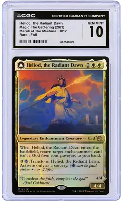 HELIOD, THE RADIANT DAWN March of the Machine Foil CGC Pristine 10 Rare MTG - Image 1