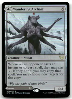 Wandering Archaic #6 (Foil) (LP) Strixhaven STX Magic MTG - Image 1