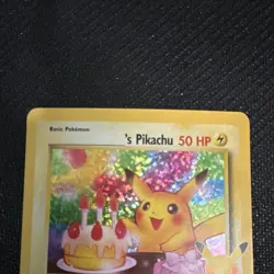 Pokemon Birthday Pikachu 24/25 Celebrations Classic Collection Holo 50 HP Card - Image 2