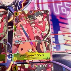 One Piece Card Charlotte Pudding R Parallel Set of 4 No.PY1621 - Image 4