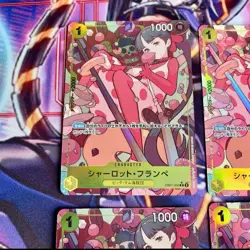 One Piece Card Charlotte Pudding R Parallel Set of 4 No.PY1621 - Image 5