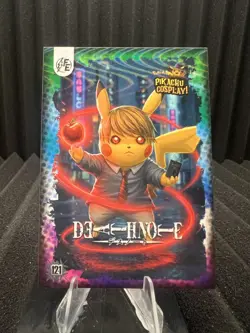 Deathnote (Pikachu) #121 - Wave Holo - Electric Pikachu Cosplay - Pokemon - Image 1