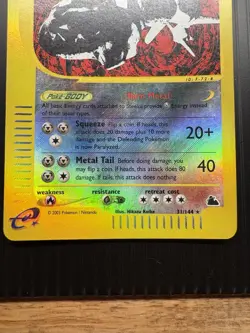 Pokemon TCG Steelix Skyridge Reverse Holo Rare Card 31/144 - Image 5