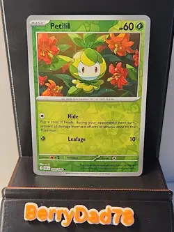 Petilil 006/086 Sv: Black Bolt Reverse Holo Pokemon TCG NM - Image 1