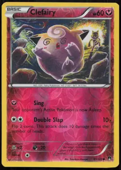 Clefairy 81/122 LP BREAKpoint Common Reverse Holo Pokemon - Image 1