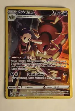 Ariados TG09 - Brilliant Stars Holo Pokemon Card Near Mint (NM) - Image 1
