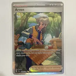 Arven - Scarlet & Violet Base Set 249/198 - Special Illustration Rare NM Pokemon - Image 2