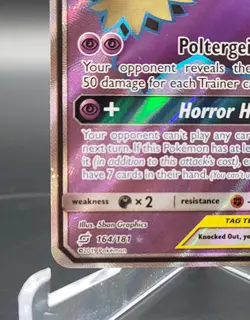 Gengar and Mimikyu GX Full Art Pokemon Team Up 164/181 NM - Image 3