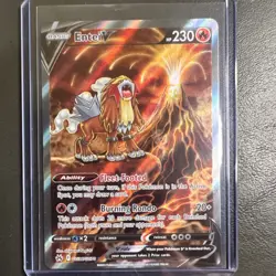 Pokemon Entei V GG36/GG70 Crown Zenith Galarian Gallery Ultra Rare Holo - Image 1